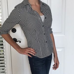 Elena Plaid Blouse